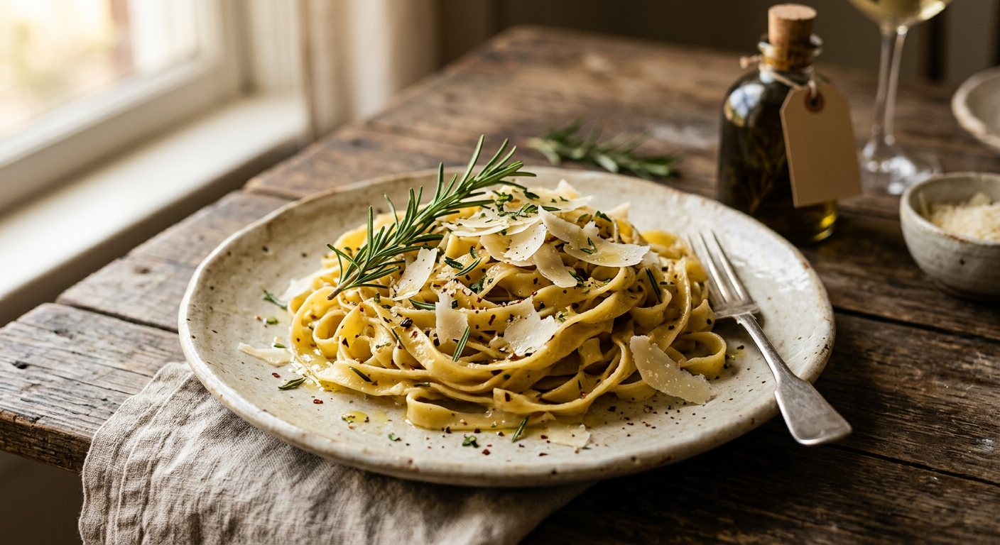 Pasta al Romero: Una Receta Simple y Elegante