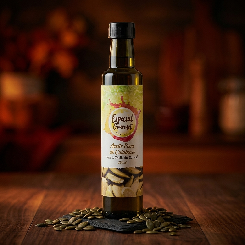 Aceite Pepa de Calabaza prensado en frío